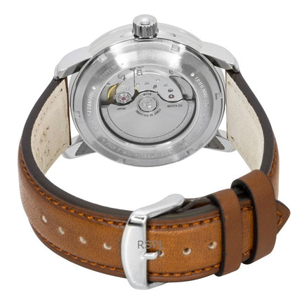 Zeppelin Mediterranee Leather Strap Champagne Dial Automatic 96905 Men's Watch