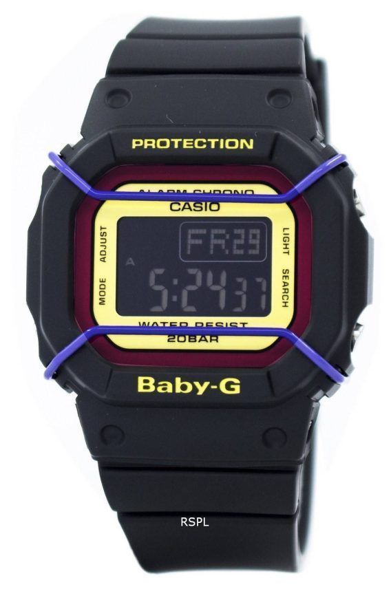 Casio Baby-G Digital verden tid 200M BGD-501-1B kvinders ur