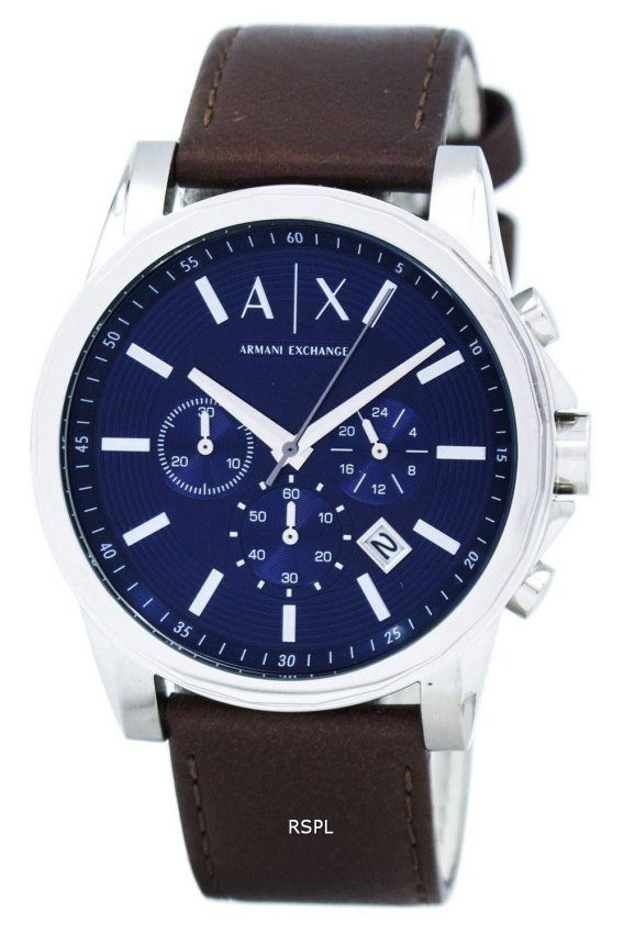 Armani Exchange kvarts Chronograph blå urskive AX2501 Herreur
