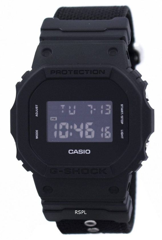 Casio G-Shock Digital chok resistent Alarm DW-5600BBN-1 Herreur