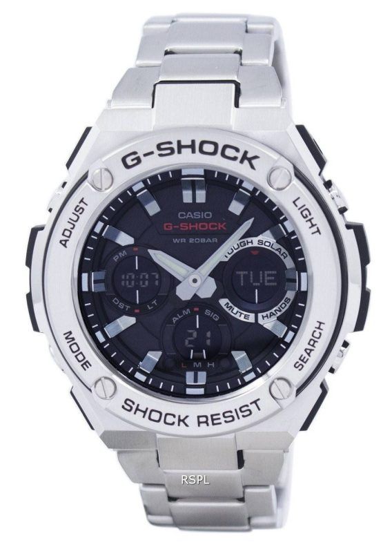 Casio G-Shock G-stål Analog-Digital verden tid GST-S110D-1A Herreur