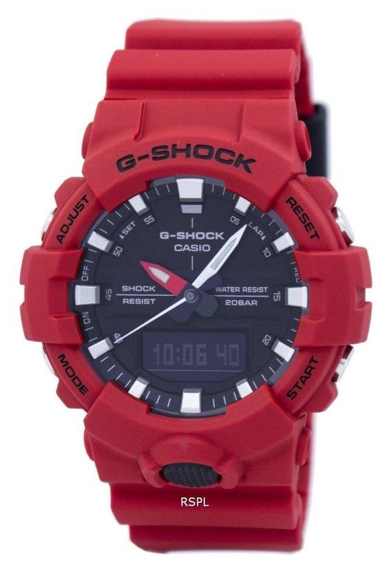 Casio G-Shock Shock Resistant Analog Digital GA-800-4ADR GA800-4ADR Herreur