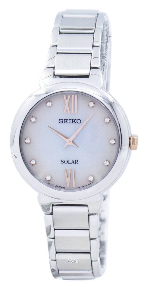 Seiko Solar Diamond Accent SUP381 SUP381P1 SUP381P Dame Watch