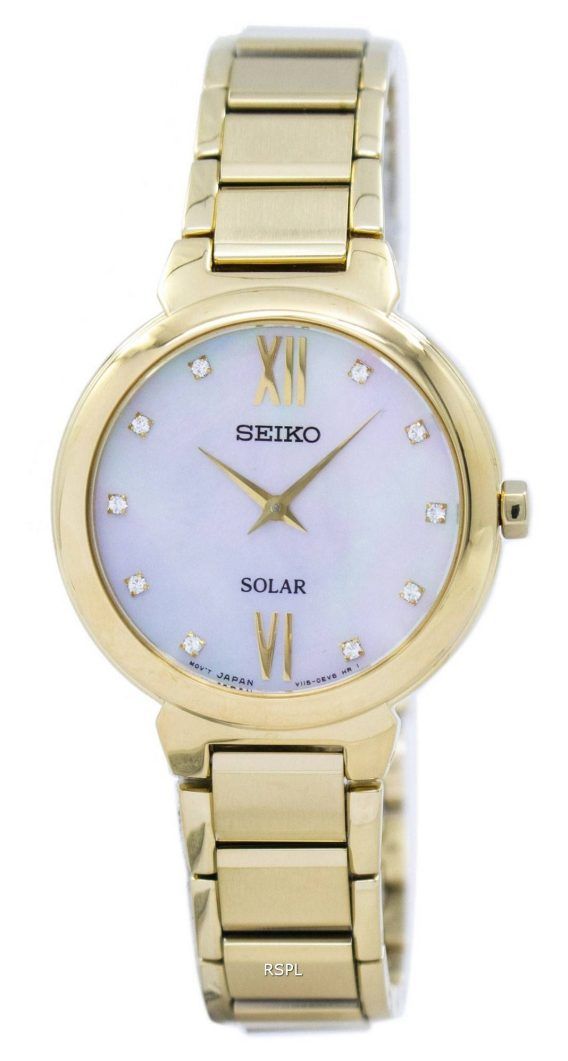 Seiko Solar Diamond Accent SUP384 SUP384P1 SUP384P Dame Watch