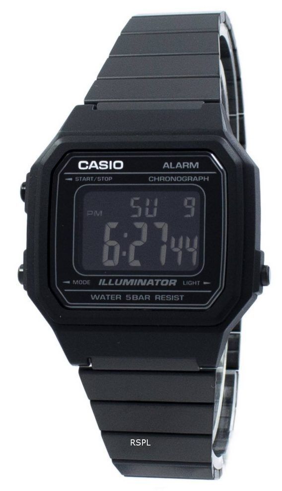 Casio Illuminator Chronograph Alarm Digital B650WB-1B Unisex ur