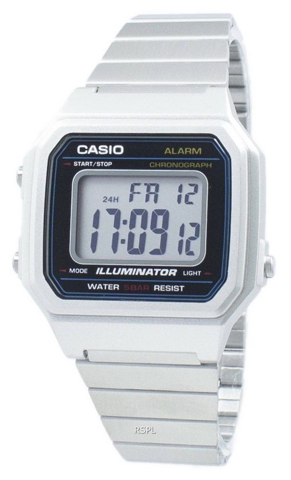 Casio klassiske Vintage Illuminator Chronograph Alarm Digital B650WD-1A Unisex ur