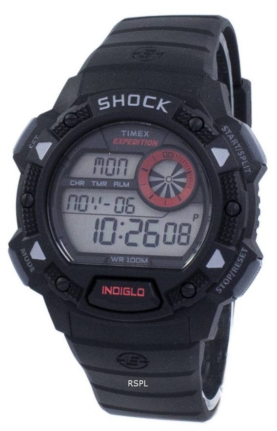 Timex Expedition Antichoc De Base chok Indiglo Digital T49977 Herreur
