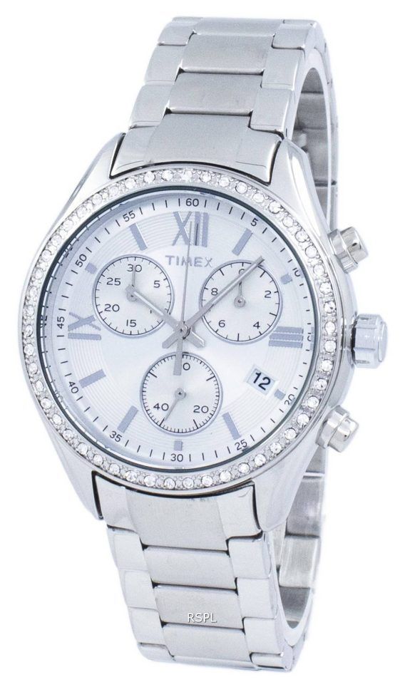 Timex Miami Chronograph Quartz Diamond Accent TW2P66800 kvinders Watch