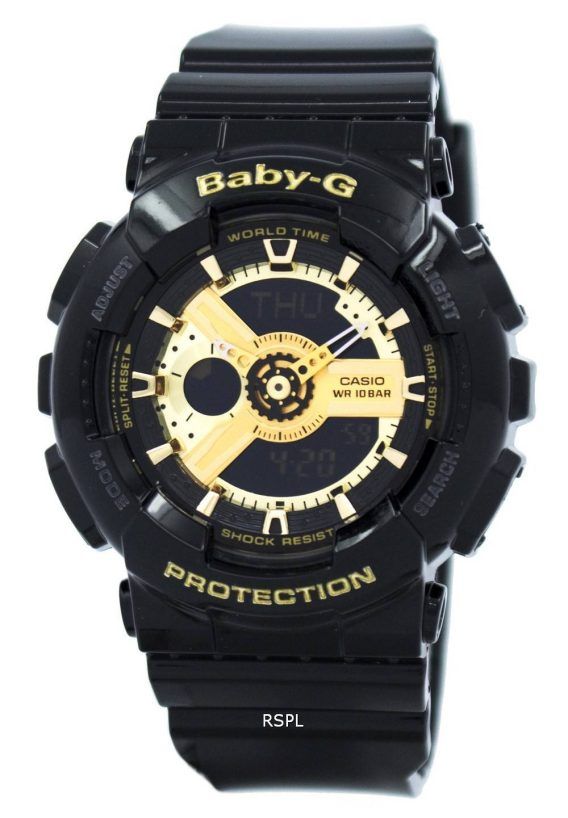Casio Baby-G verden tid Analog Digital BA-110-1A kvinders ur