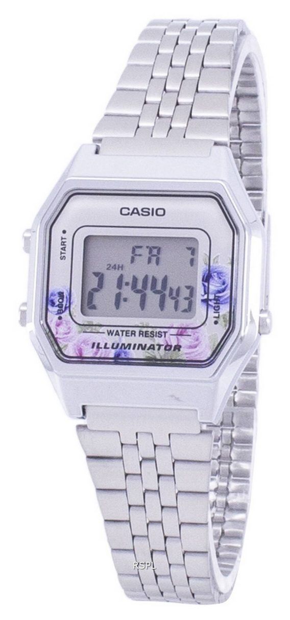 Casio Vintage ungdom Illuminator Digital LA680WA - 4C kvinders ur