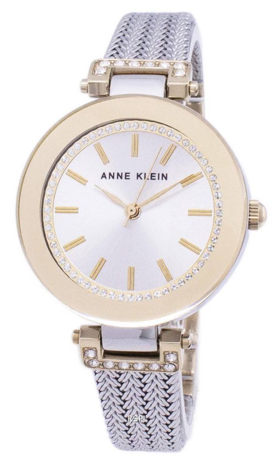 Anne Klein kvarts diamant accenter 1907SVTT kvinders Watch