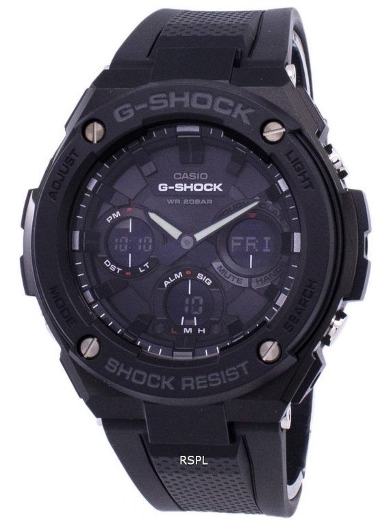 Casio G-Shock G-STÅL Analog-Digital verden tid GST-S100G-1B Herreur