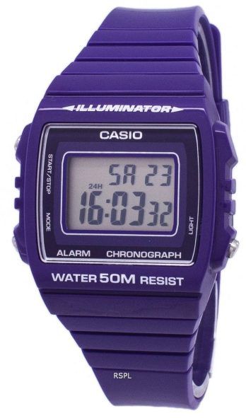 Casio ungdom Digital Alarm Chronograph W-215H-6AVDF W-215H-6AV Unisex ur