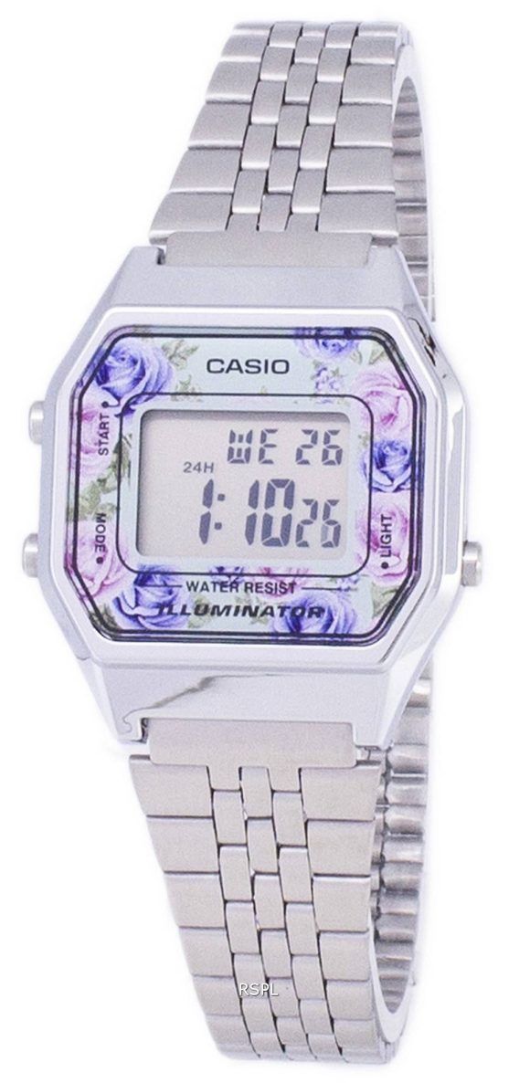 Casio ungdom Vintage Illuminator Quartz Digital LA680WA - 2C kvinders ur