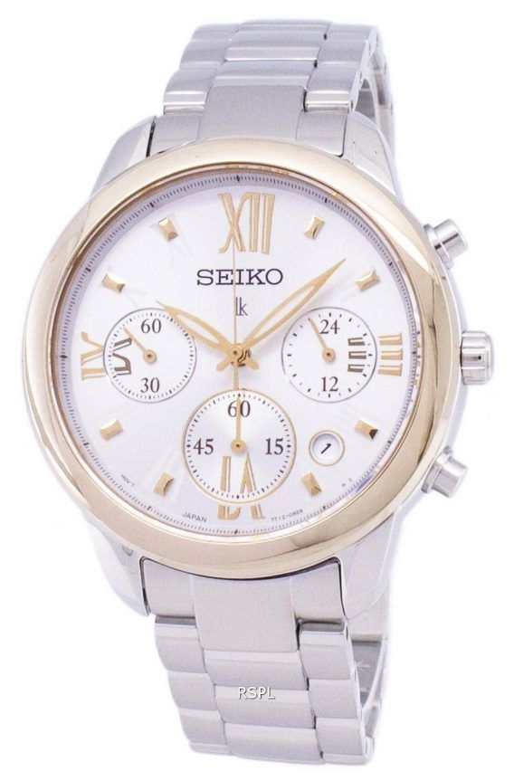 Seiko virksomheden Chronograph Quartz SRWZ92 SRWZ92P1 SRWZ92P kvinders Watch