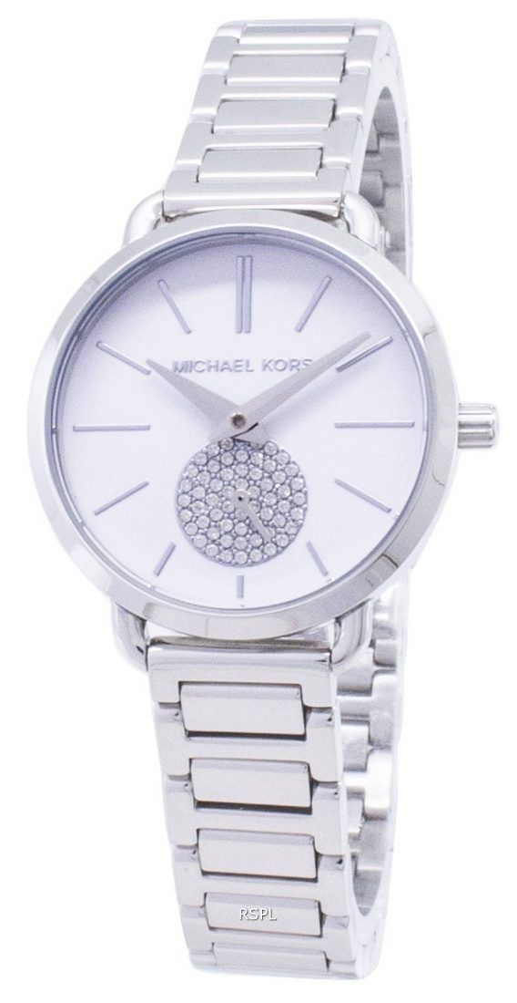 Michael Kors Petite Portia kvarts Diamond Accent MK3837 kvinders Watch