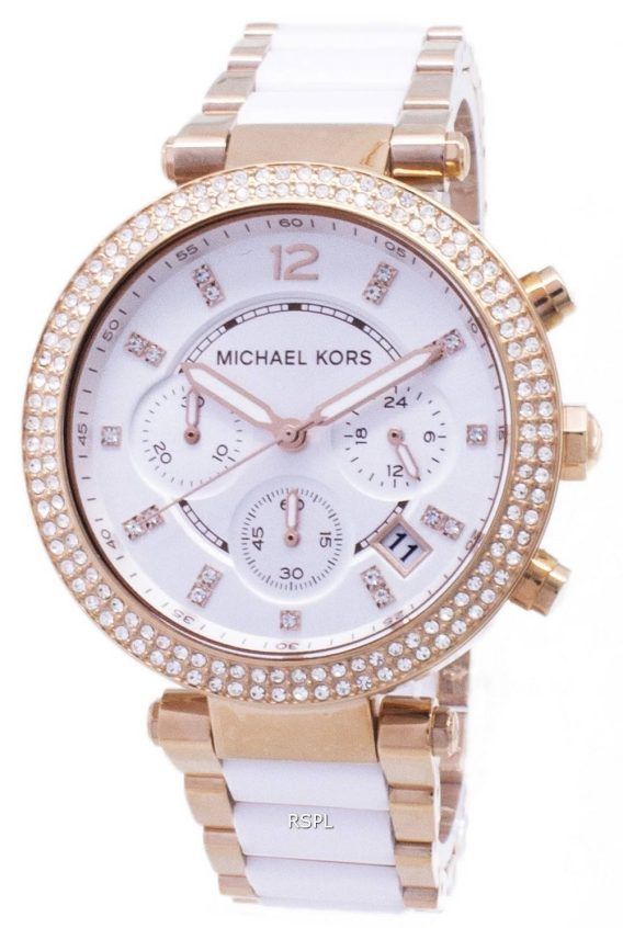 Michael Kors Parker Chronograph krystaller MK5774 kvinders ur