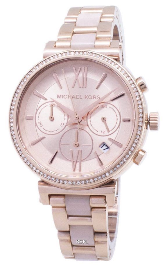 Michael Kors Sofie Chronograph Quartz Diamond Accent MK6560 kvinders Watch