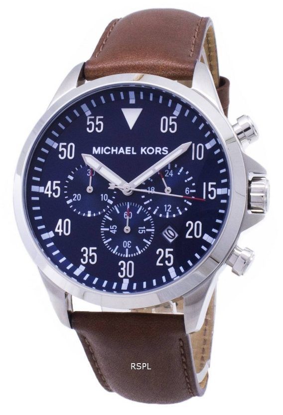 Michael Kors Gage Chronograph blå urskive MK8362 Herreur