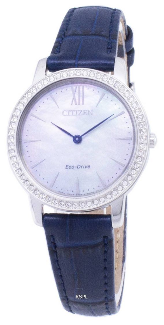 Citizen Eco-Drive EX1480 - 15D diamant accenter Analog kvinders ur
