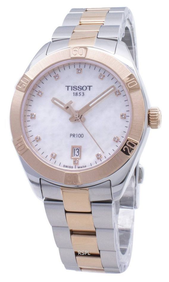 Tissot T-Classic PR100 T101.910.22.116.00 T1019102211600 Diamond Accents Kvinders Ur