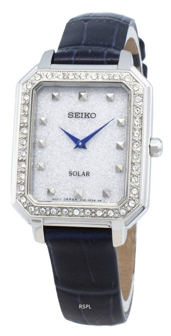 Seiko Conceptual SUP429P SUP429P1 SUP429 Diamond Accents Solar Womens Watch