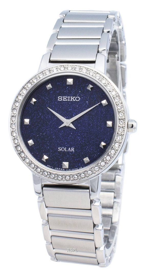 Seiko Conceptual SUP433P SUP433P1 SUP433 Diamond Accents Solar Womens Watch