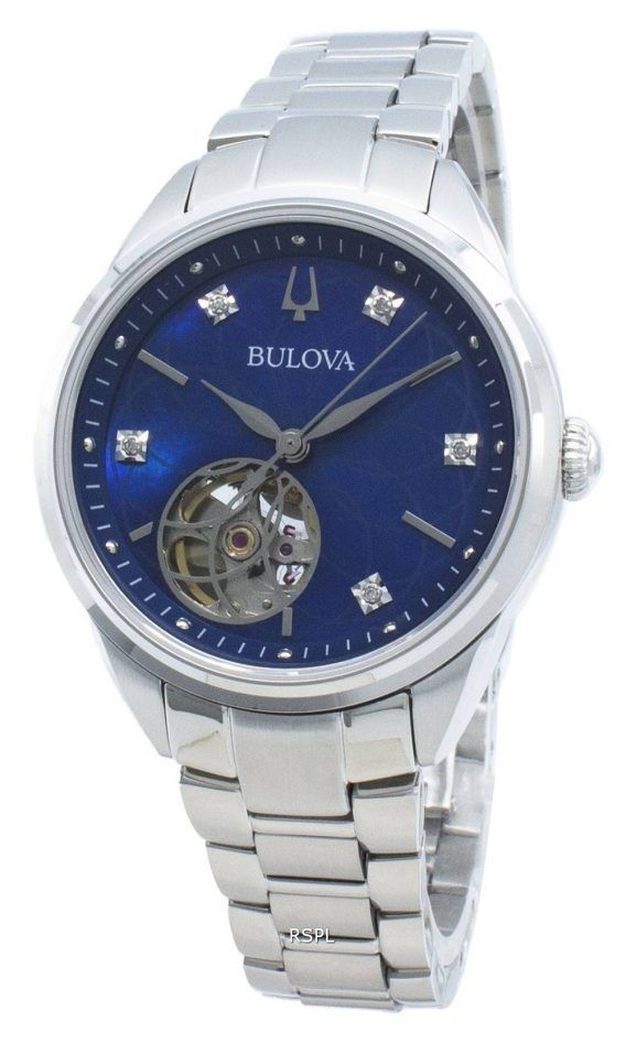 Bulova Classics 96P191 Diamond Accents Automatic Women&#39,s Watch