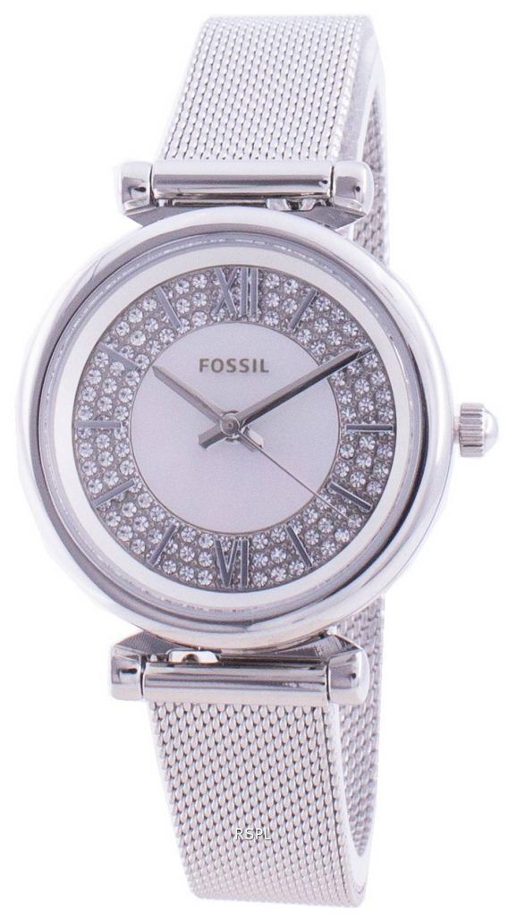 Fossil Carlie Mini ES4837 Quartz Diamond Accents Women&#39,s Watch