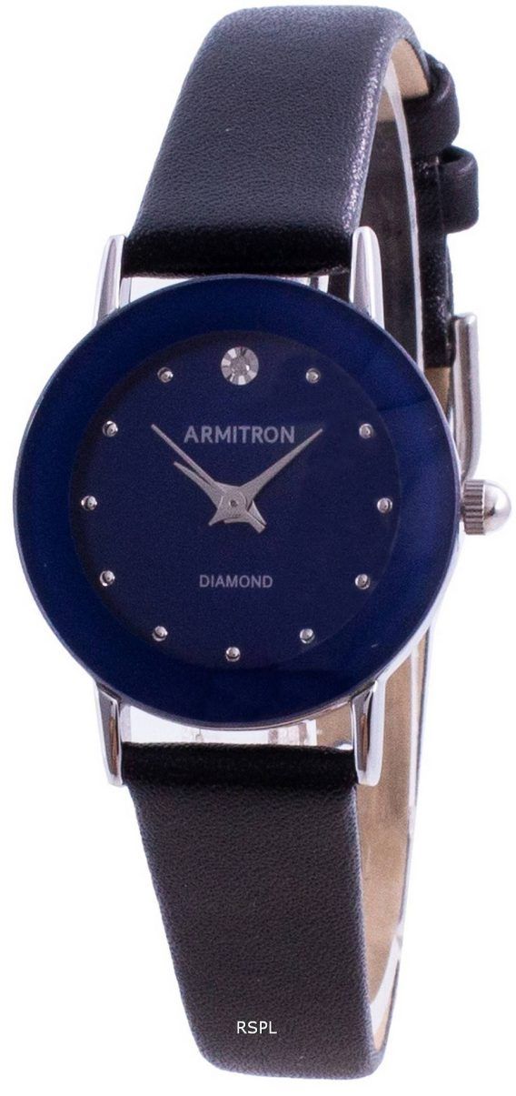 Armitron 752447BLSVBK Quartz Diamond Accents Women&#39,s Watch
