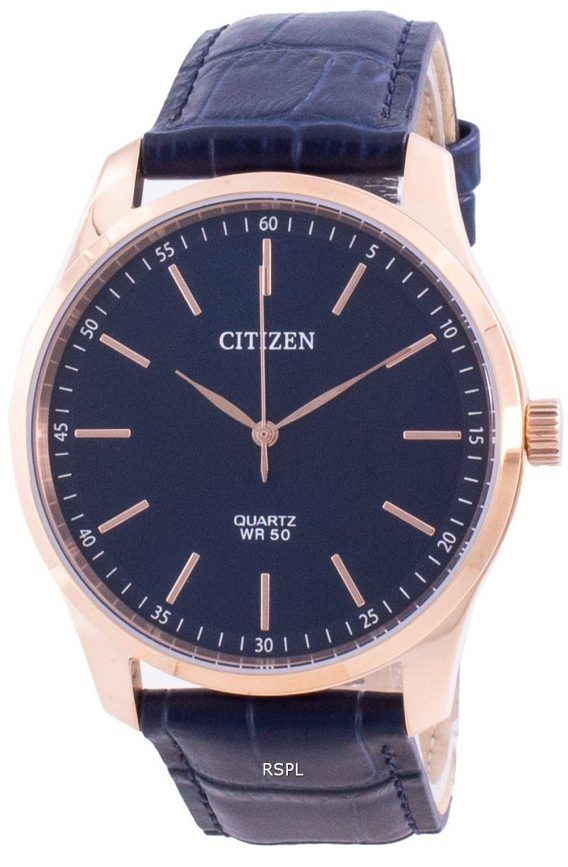 Citizen Blue Dial Calf Leather Quartz BH5003-00L Men's Watch