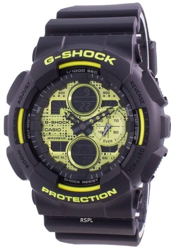 Casio G-Shock World Time Quartz GA-140DC-1A GA140DC-1A 200M Herreur