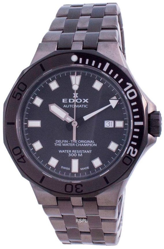 Edox Delfin The Original Automatic Diver's 80110357GNMGIN 80110 357GNM GIN 300M Men's Watch