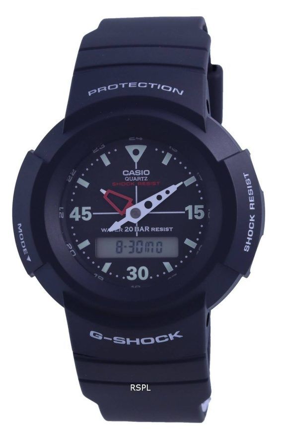 Casio G-Shock Analog Digital Quartz AW-500E-1E AW500E-1 200M Herreur