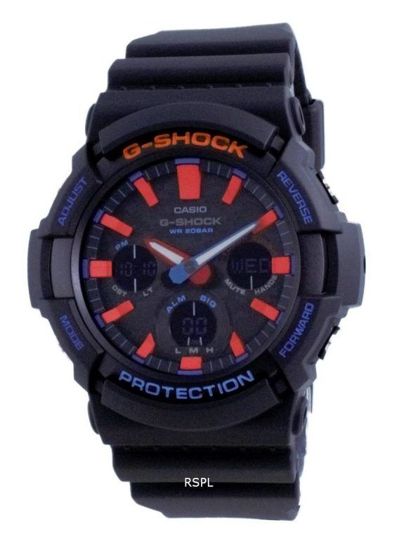 Casio G-Shock City Analog Digital Tough Solar Diver&#39,s Eco-Drive GAS-100CT-1A GAS100CT-1 200M Herreur