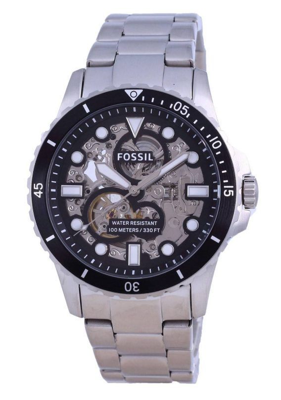 Fossil FB-01 Black Dial Open Heart Automatic ME3190 100M Herreur