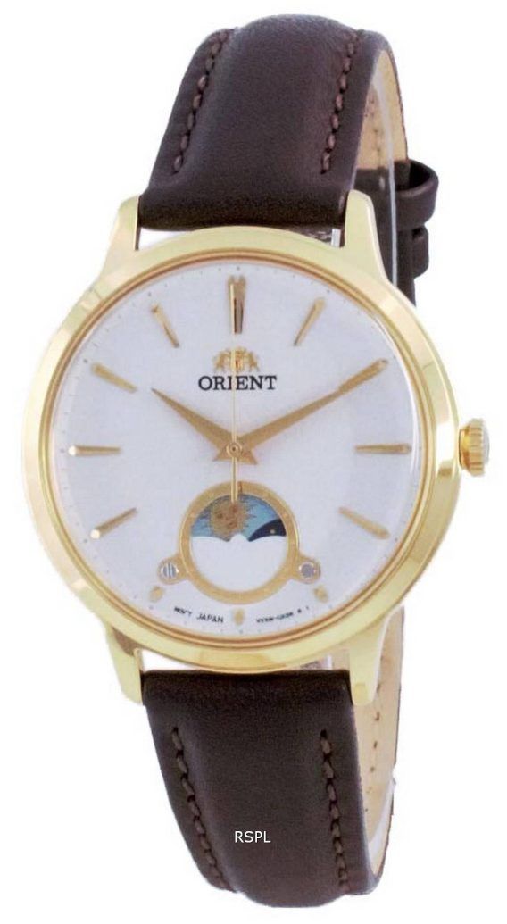 Orient Classic Sun &amp, Moon White Dial Quartz RA-KB0003S10B Dameur