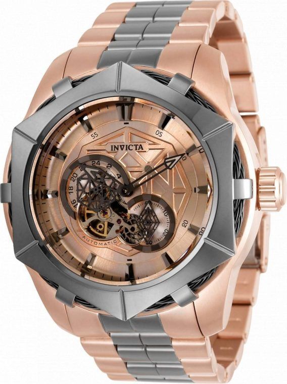 Invicta Bolt Open Heart Two Tone Rustfrit stÃ¥l Automatisk 34709 100M Herreur
