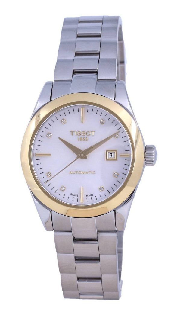 Tissot T-Gold T-My Lady 18K guld diamant accenter automatisk T930.007.41.116.00 T9300074111600 kvinders ur