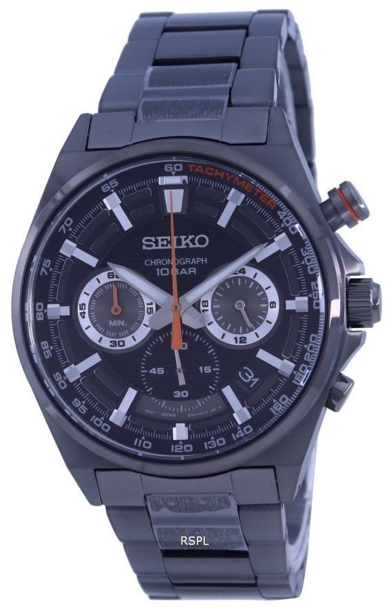 Seiko Neo Sports Chronograph Black Dial Quartz SSB399 SSB399P1 SSB399P 100M herreur