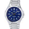 Casio Standard Analog rustfrit stål Blue Dial Solar MTP-RS100D-2A herreur