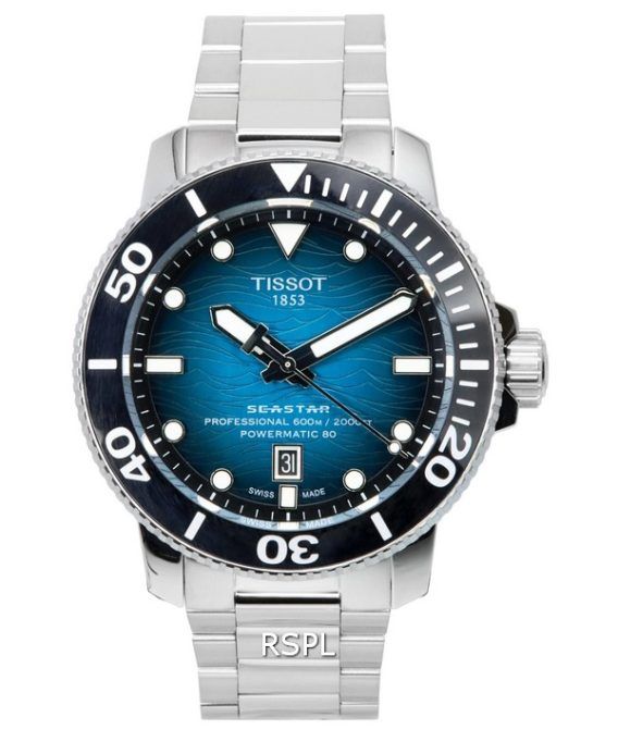 Tissot Seastar 2000 Professional Powermatic 80 Diver&#39,s T120.607.11.041.00 T1206071104100 600M herreur