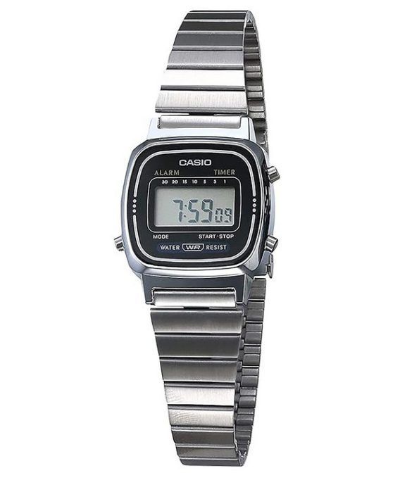 Casio Digital klassiske Alarm-Timer LA670WA-1DF LA670WA-1 kvinders ur