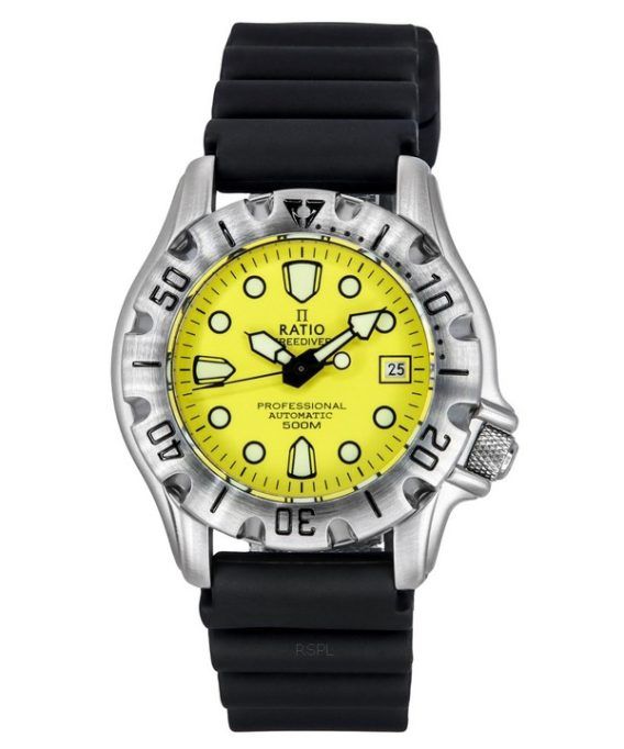 Ratio FreeDiver Professional 500M Sapphire Yellow Dial Automatisk 32BJ202A-YLW herreur