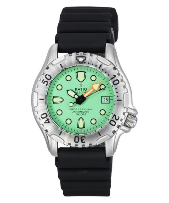 Ratio FreeDiver Professional 500M Sapphire Mint Green Dial Automatisk 32GS202A-MGRN herreur