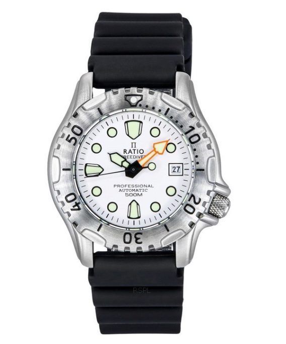 Ratio FreeDiver Professional 500M Sapphire White Dial Automatisk 32GS202A-WHT herreur