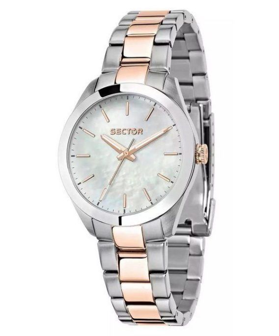 Sector 220 Just Time Two Tone Stainless Steel Mother Of Pearl Dial Quartz R3253588520 Dameur