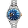 Orient Star Classic Limited Edition Open Heart Blue Dial Automatisk RE-ND0019L00B dameur med ekstra rem